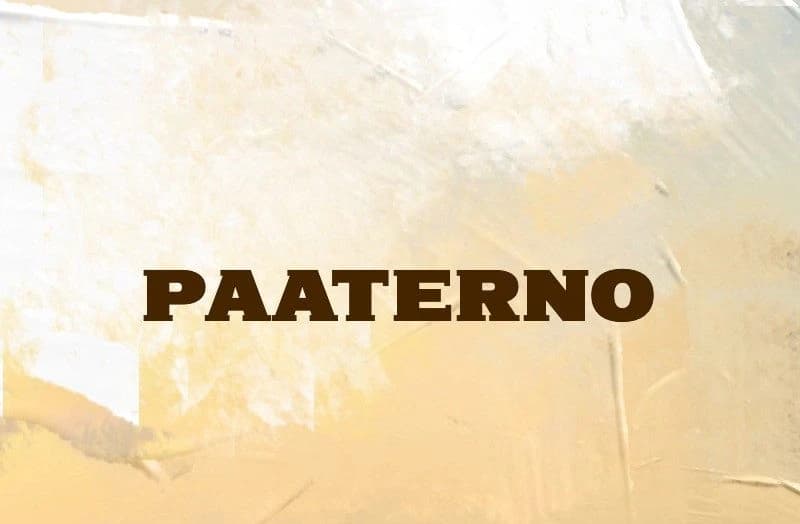 Paaterno Font – Display creative asset
