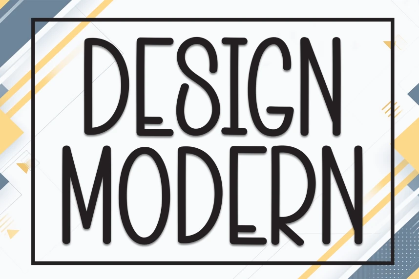 Design Modern Handcrafted Font – Display creative asset