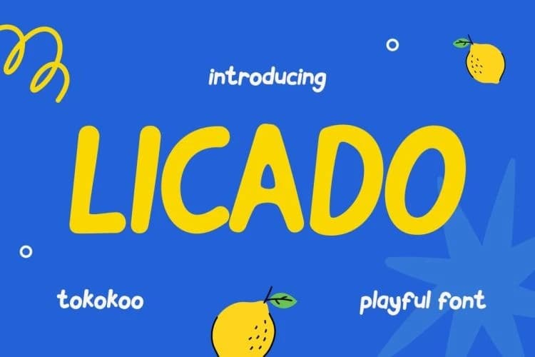 Licado Playful Font – Display creative asset
