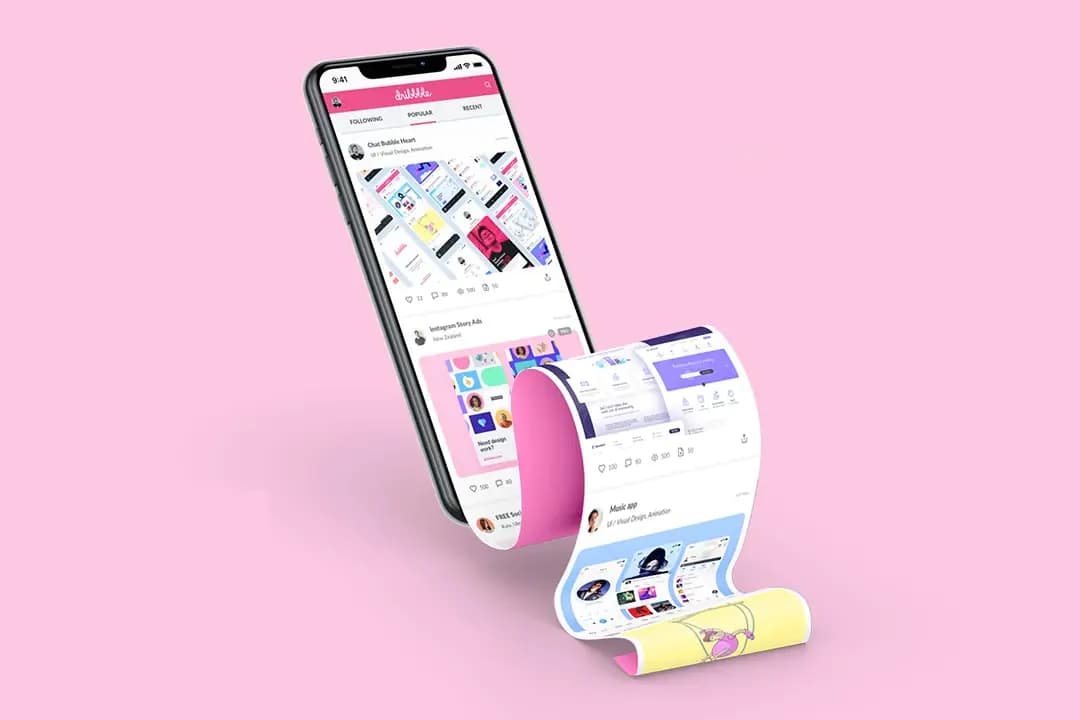 iPhone Long Screen Mockup – Mockups creative asset