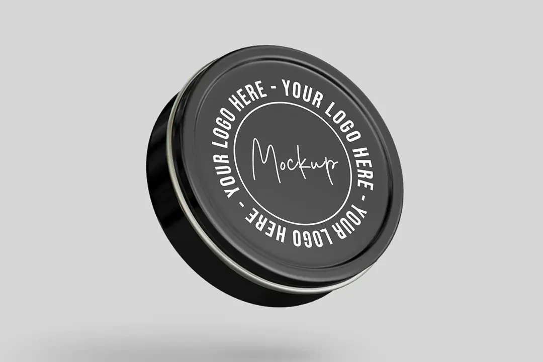 Cosmetic Tin Jar Mockup​​​​​​​​​​​​​​ Free PSD – Mockups creative asset