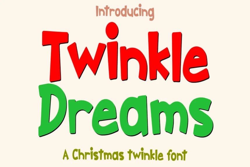 Twinkle Dreams Script Font – Display creative asset