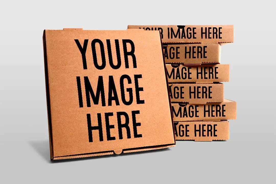 Cardboard Pizza Box Mockup Free PSD – Mockups creative asset