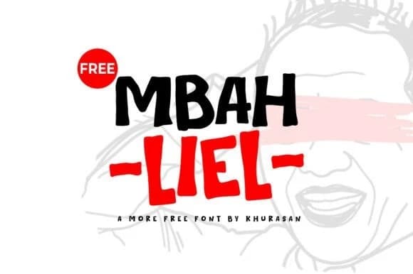 Mbah Liel Font – Display creative asset