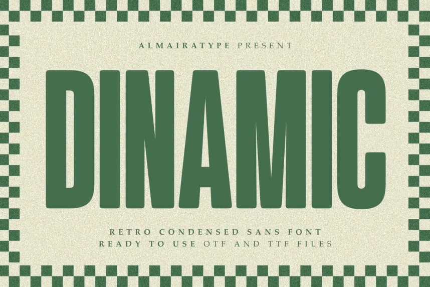 Dinamic Font – Sans Serif creative asset