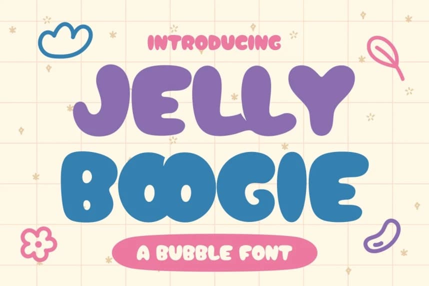 Jelly Boogie Font – Display creative asset