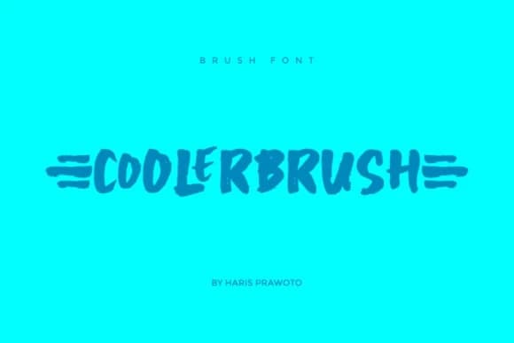 Coolerbrush Font – Display creative asset