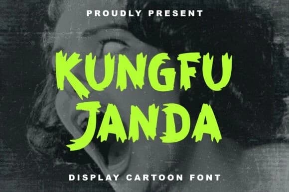Kungfu Janda Font – Display creative asset