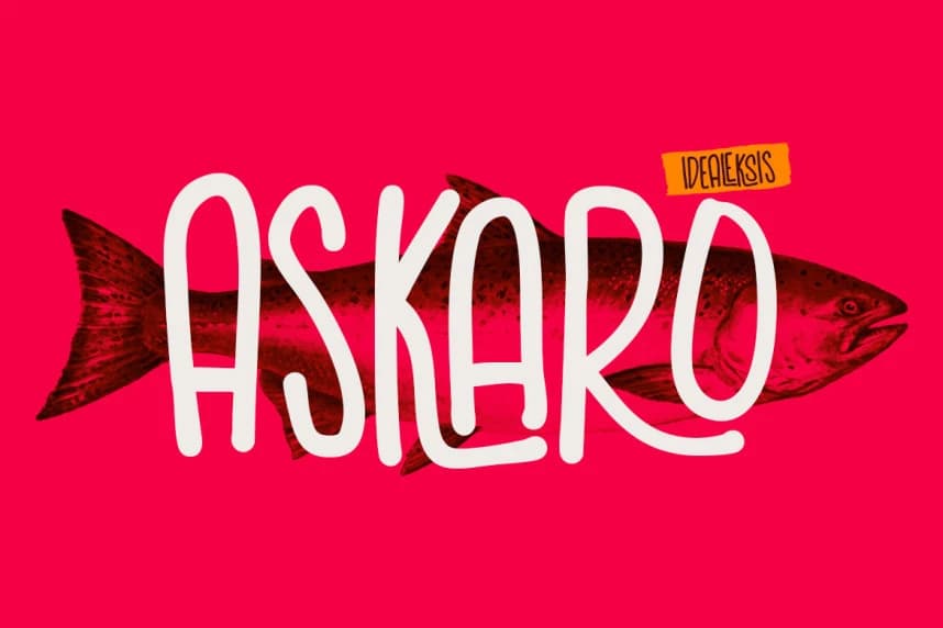 Askaro Handwritten Font – Display creative asset