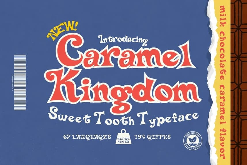 Caramel Kingdom Font – Display creative asset