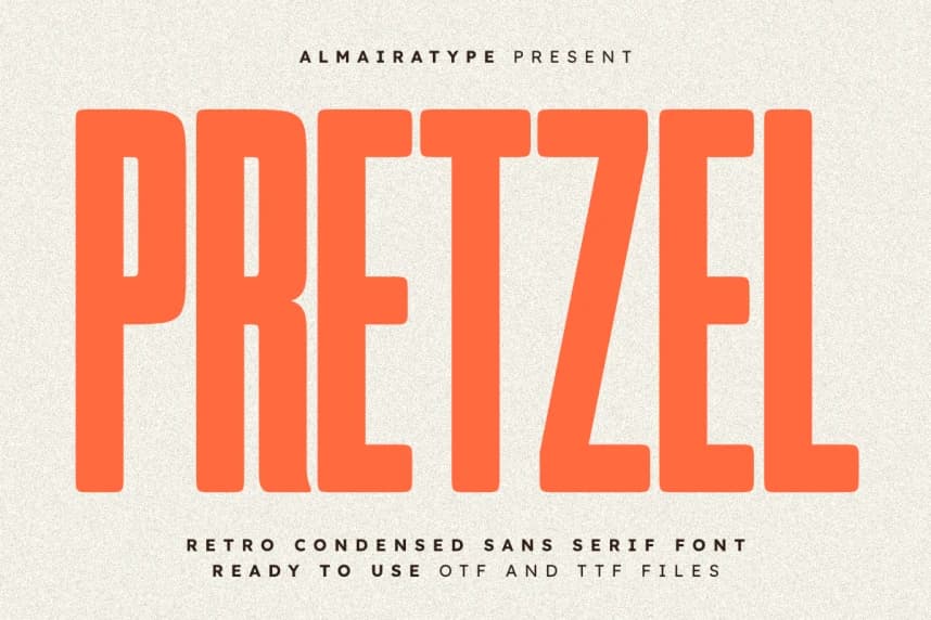 Pretzel Font – Sans Serif creative asset