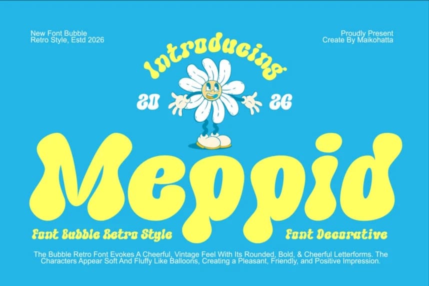 Meppid Playful Font – Display creative asset