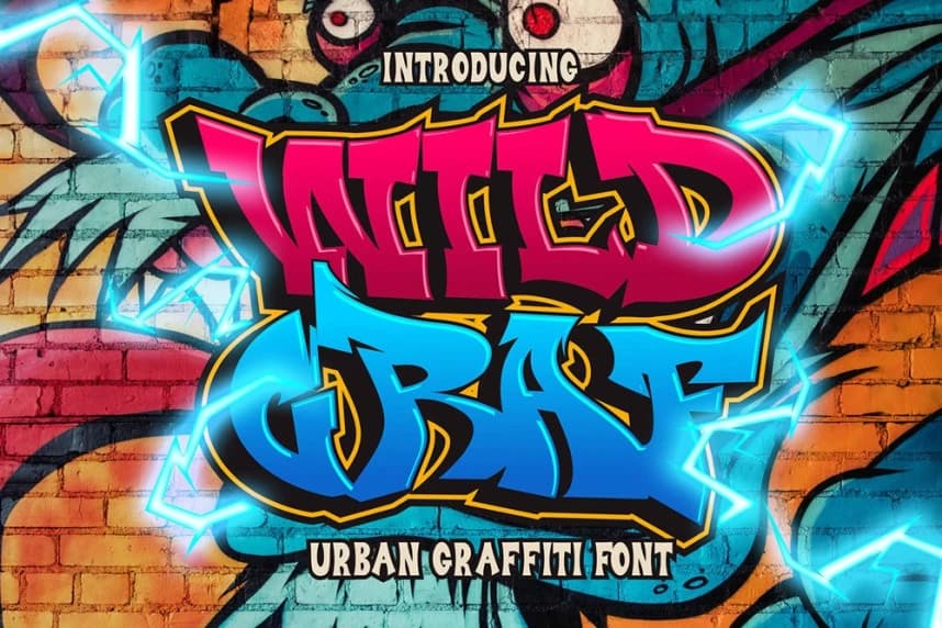 Wild Graf Display Font – Display creative asset