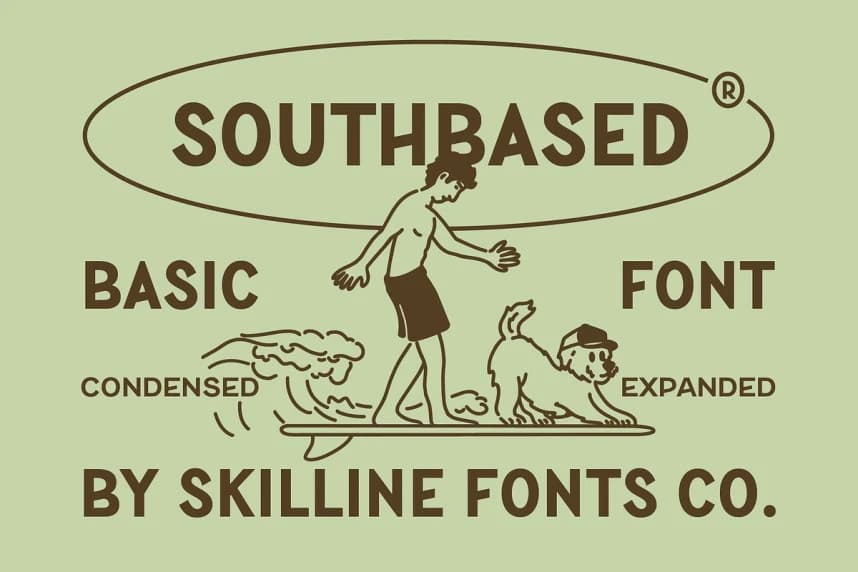SFC Southbased Font – Display creative asset