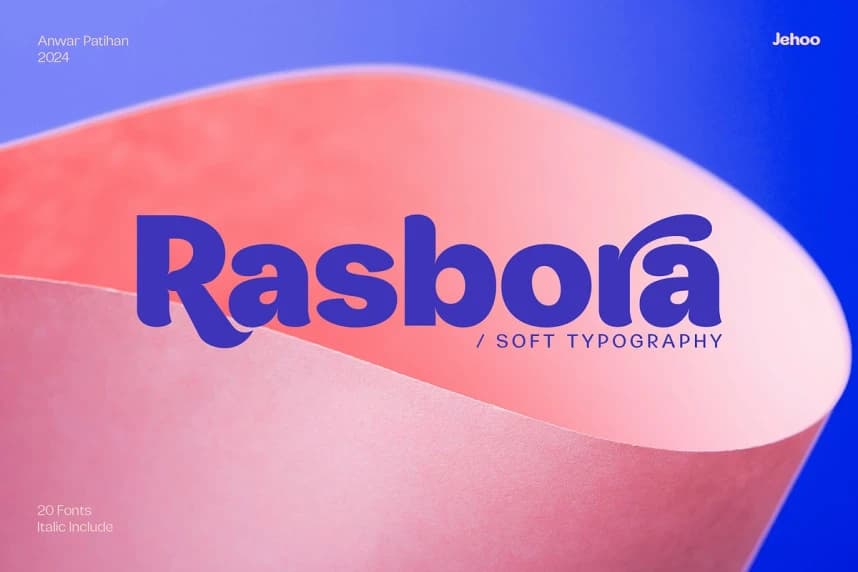 JHC Rasbora Font – Display creative asset