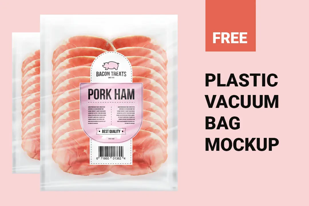 Plastic Vacuum Bag Mockup Free PSD – Mockups creative asset