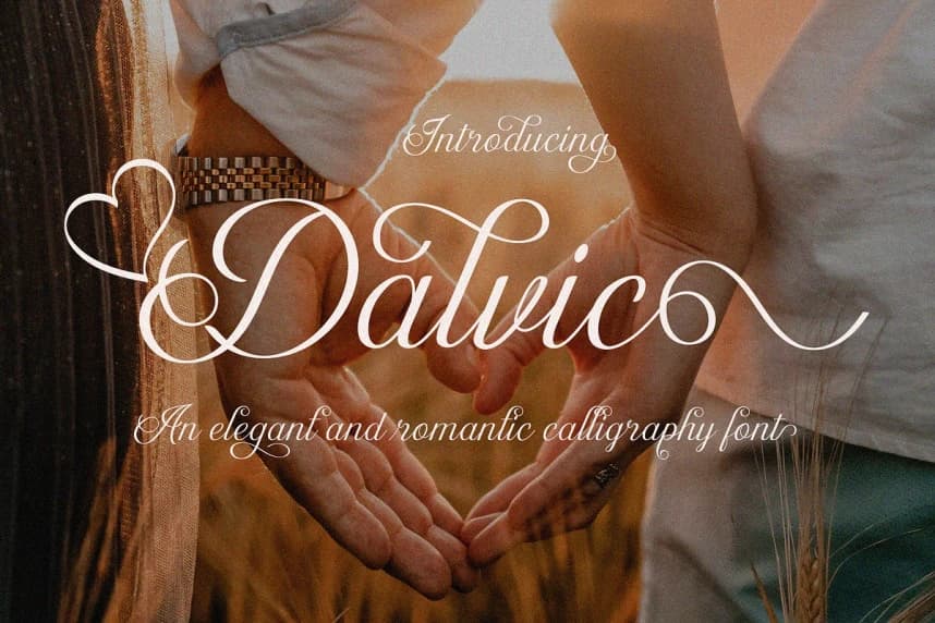 Dalvic Font – Script creative asset