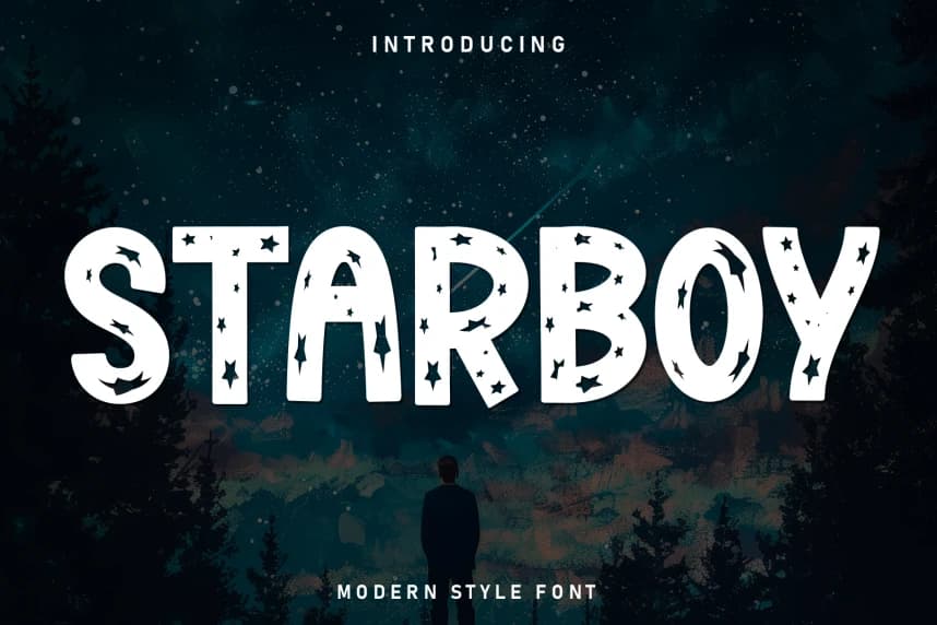 Starboy display Font – Display creative asset