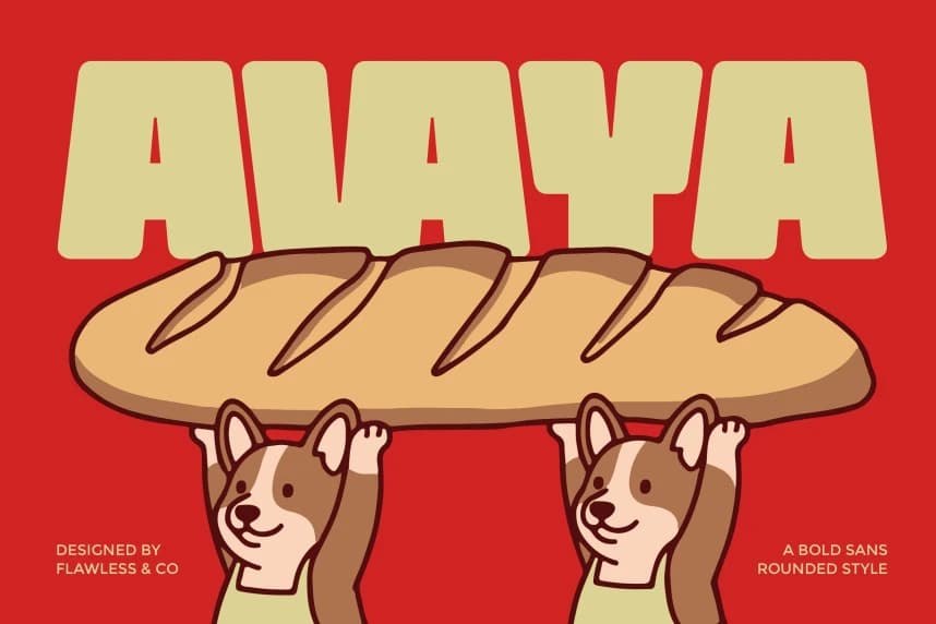 Avaya Font – Display creative asset