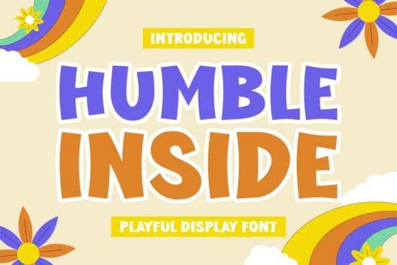 Humble Inside Font – Display creative asset