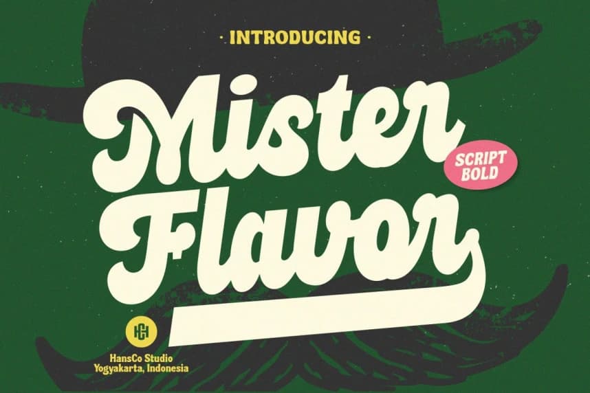 Mister Flavor Font – Script creative asset