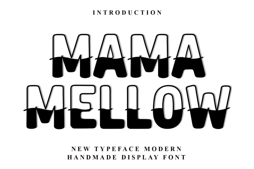 Mama Mellow Font – Display creative asset