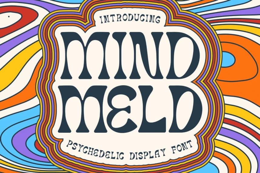 Mind Meld Font – Display creative asset
