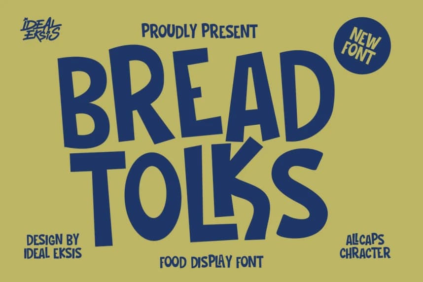 Bread TolksBread Tolks Font – Display creative asset