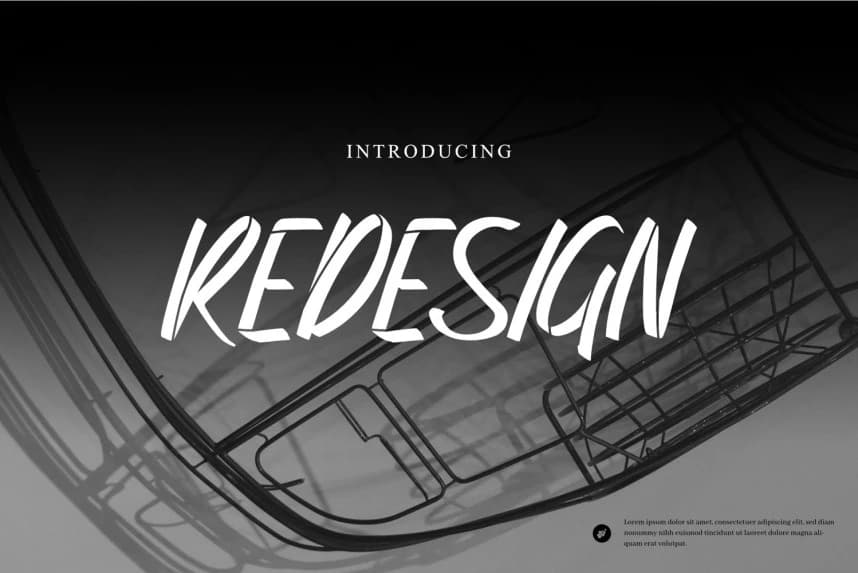 Redesign Stencil Font – Display creative asset