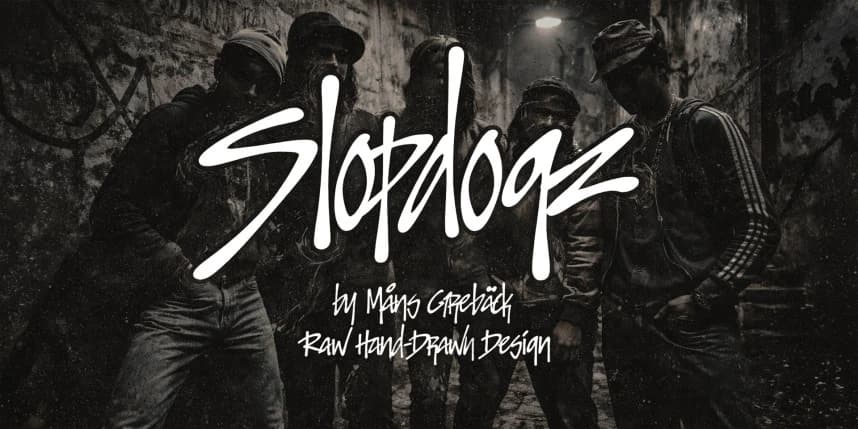 Slopdogz Graffiti Font – Script creative asset
