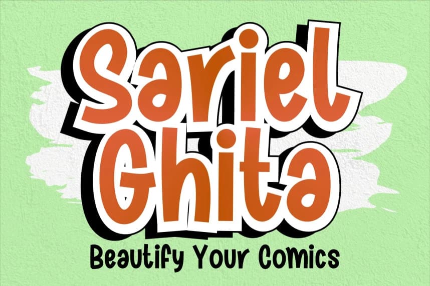 Sariel Ghita Font – Display creative asset