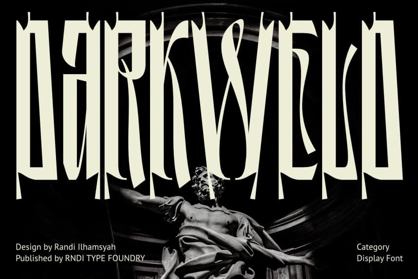 Darkweld Font – Display creative asset