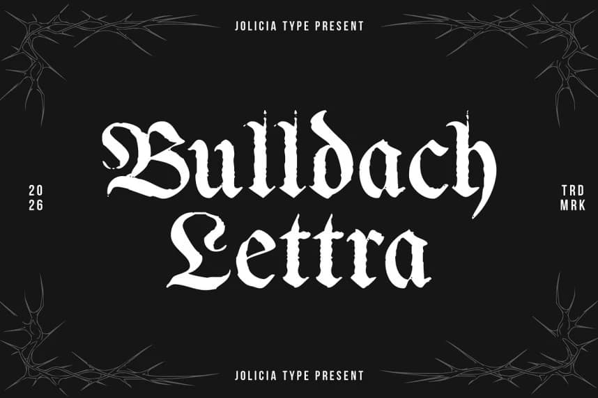 Bulldach Lettra Font – Sans Serif creative asset