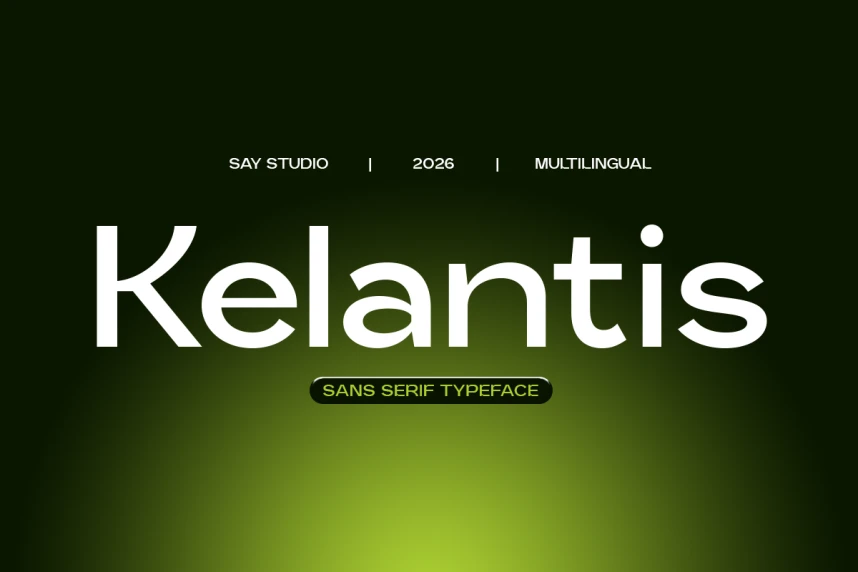 Kelantis DEMO Font – Display creative asset