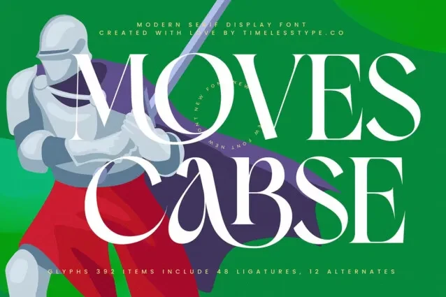 Moves Cabse Font – Fonts creative asset