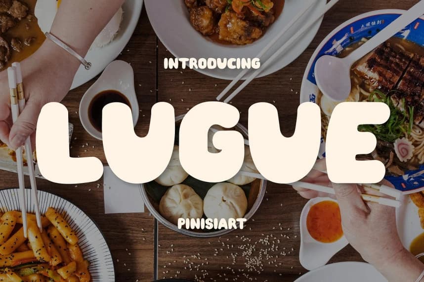 Lugue Display Font – Display creative asset