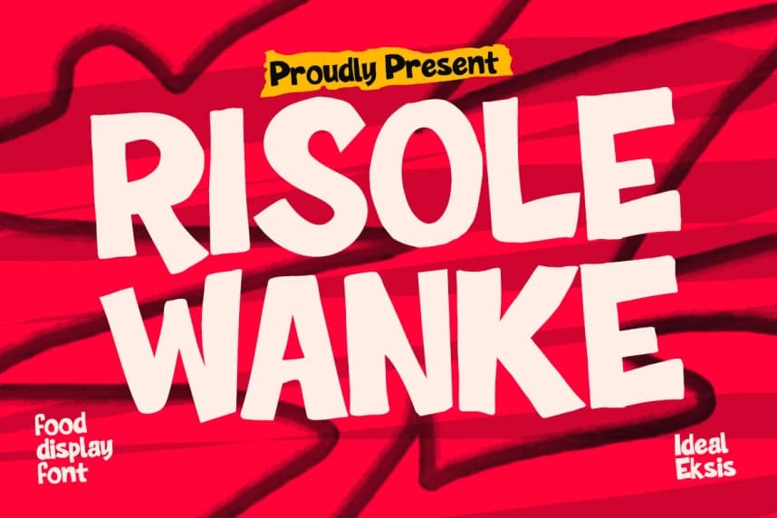 Risole Wanke Font – Display creative asset