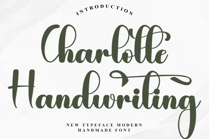 Charlote Handwritting Font – Handwritten creative asset