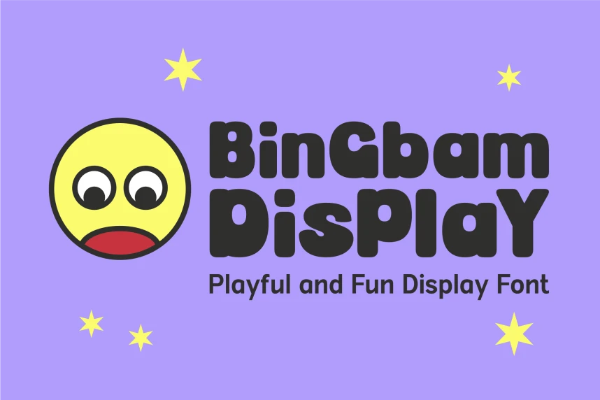 Bingbam Font – Display creative asset