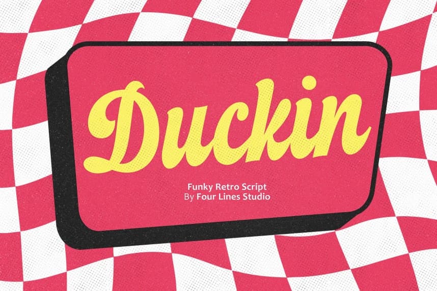 Duckin Script Font – Script creative asset