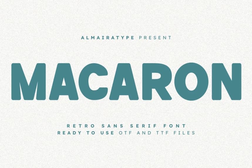 Macaron Font – Sans Serif creative asset