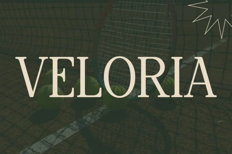 Veloria Font – Serif creative asset