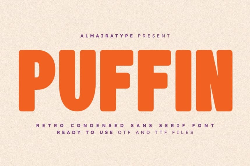 Puffin Font – Sans Serif creative asset