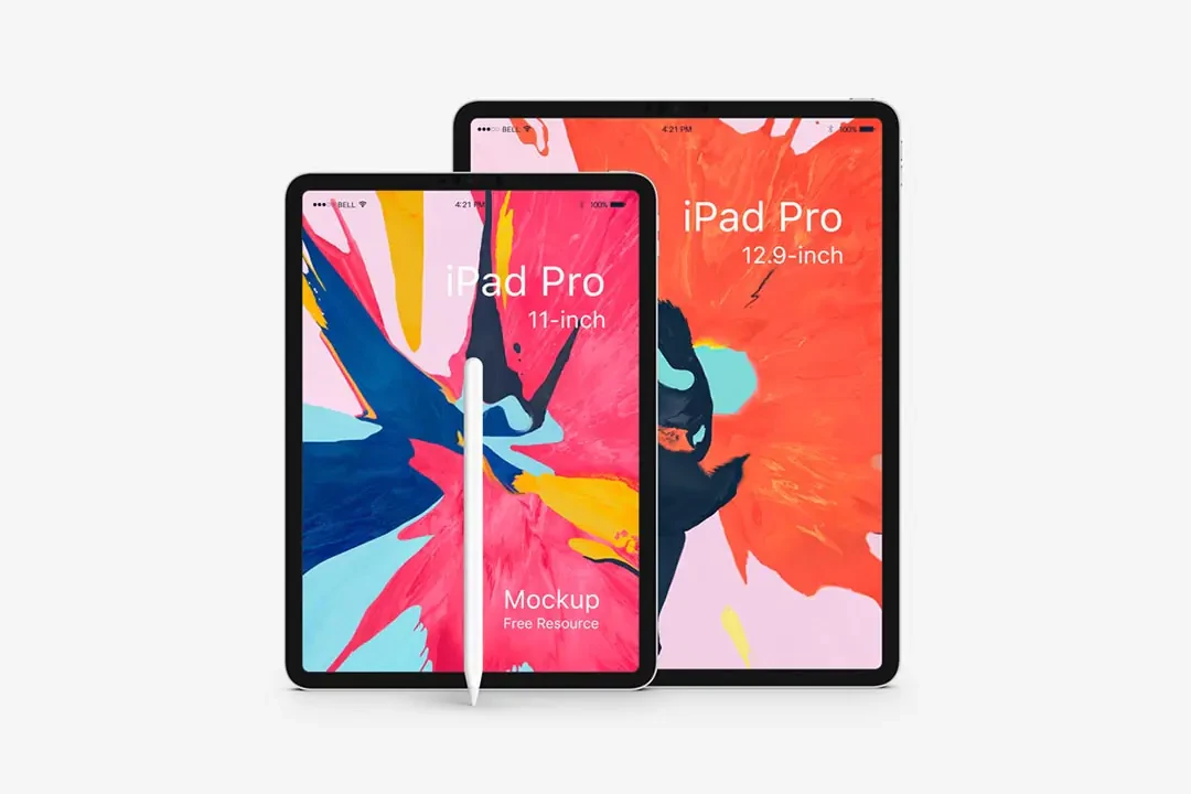 New iPad Pro Mockup Free PSD – Mockups creative asset