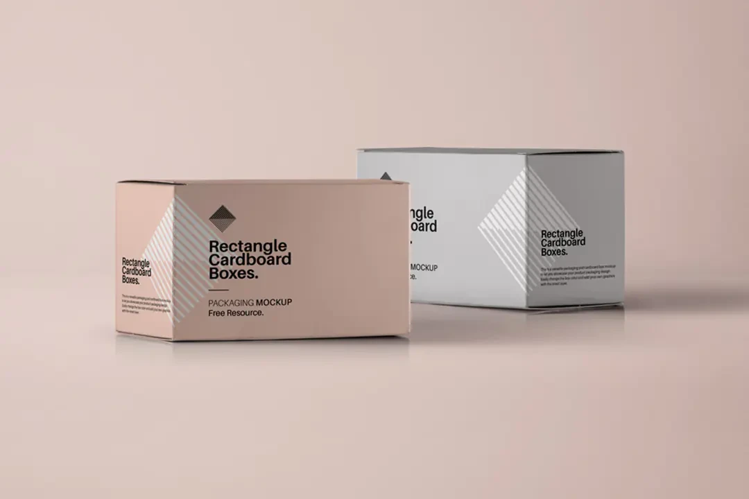 Cardboard Box Mockup Free PSD – Mockups creative asset