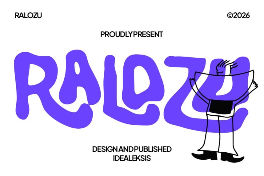 Ralozu – Food Font – Display creative asset