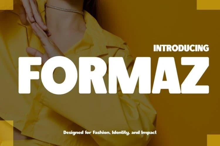 Formaz Font – Display creative asset