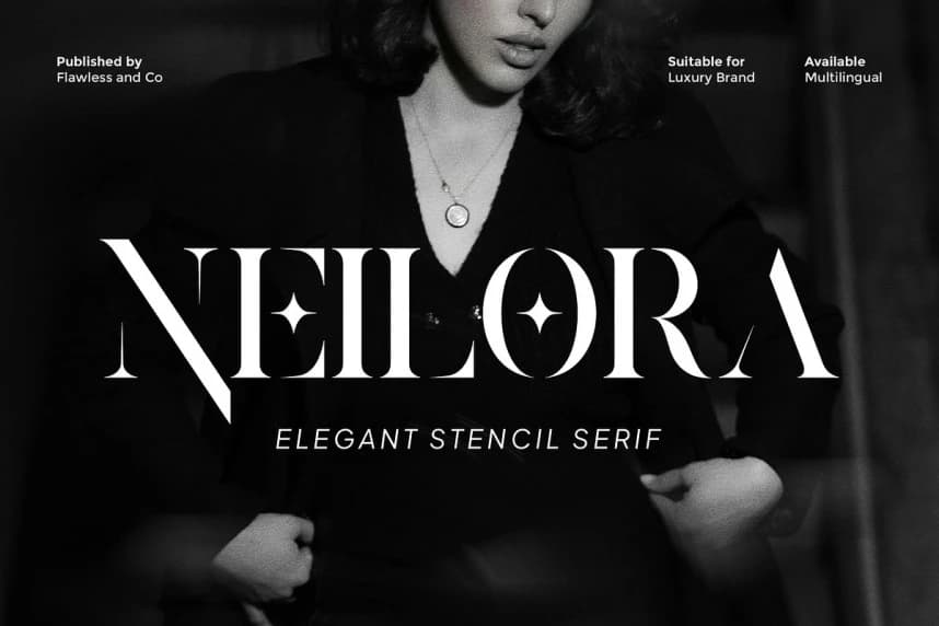 Neilora Font – Serif creative asset
