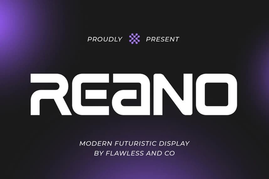 Reano Font – Sans Serif creative asset