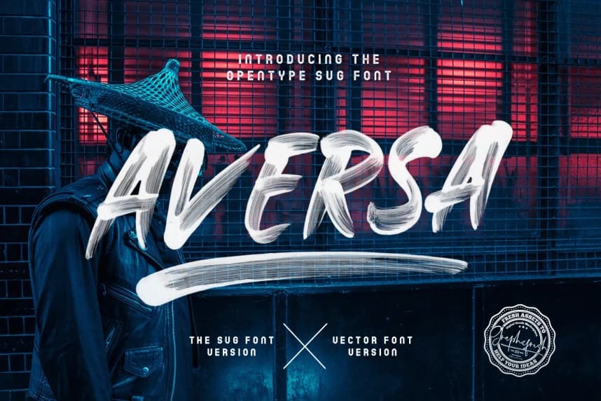 Aversa Vector Font – Sans Serif creative asset
